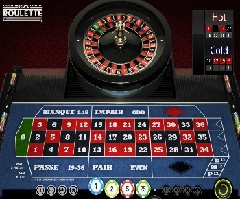 French Roulette wheel online